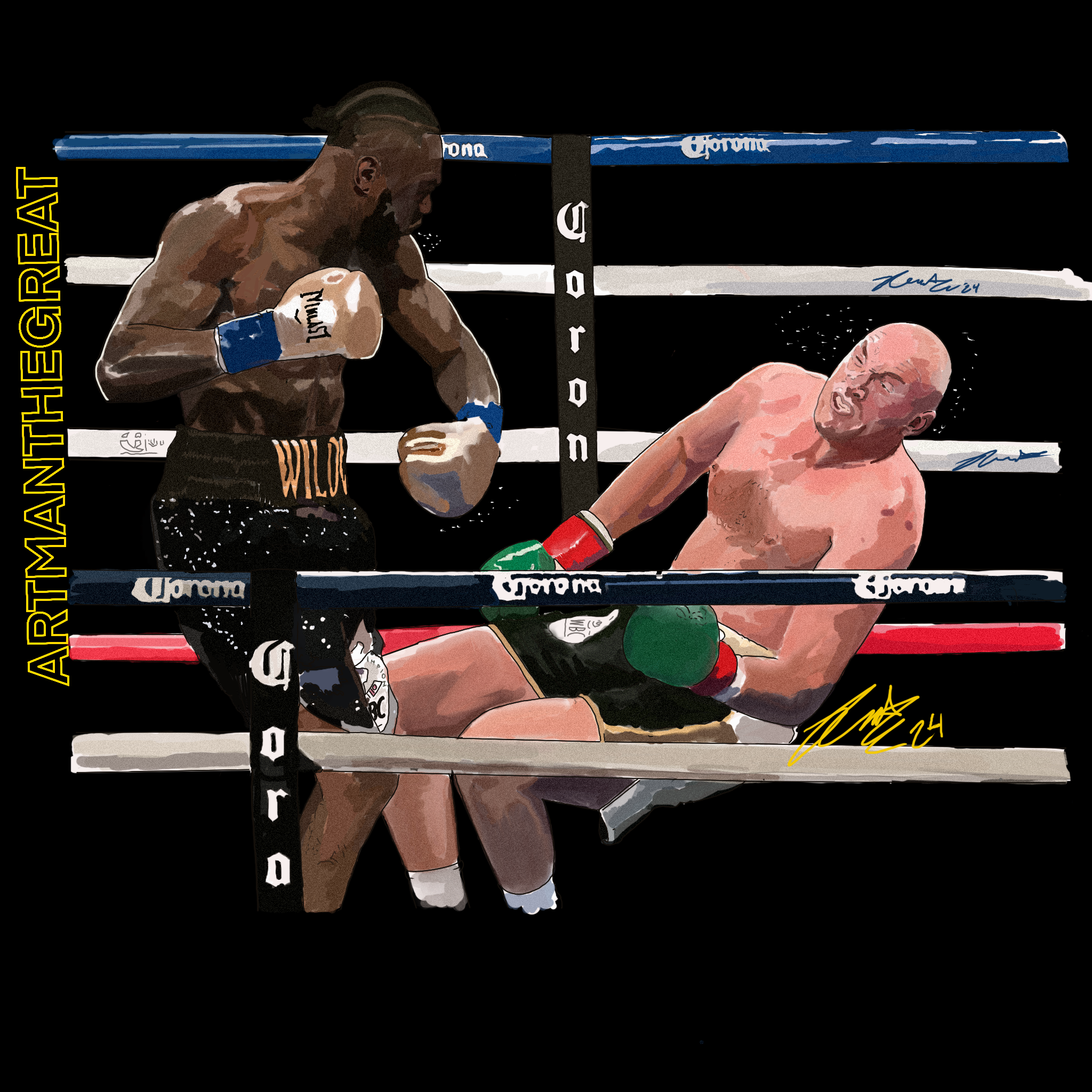 Wilder Fury 1 ( Blk shirt )