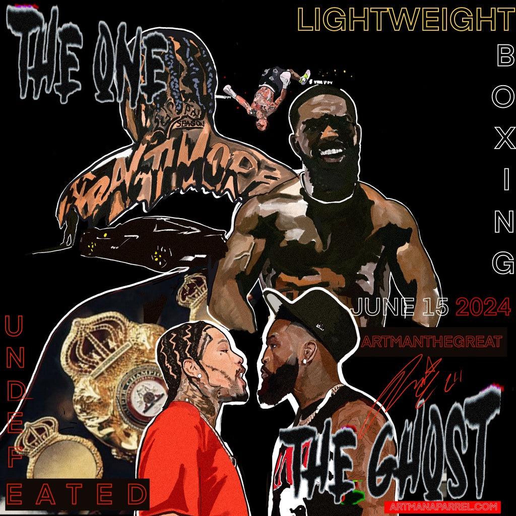 The one vs the Ghost ( Blk shirt )
