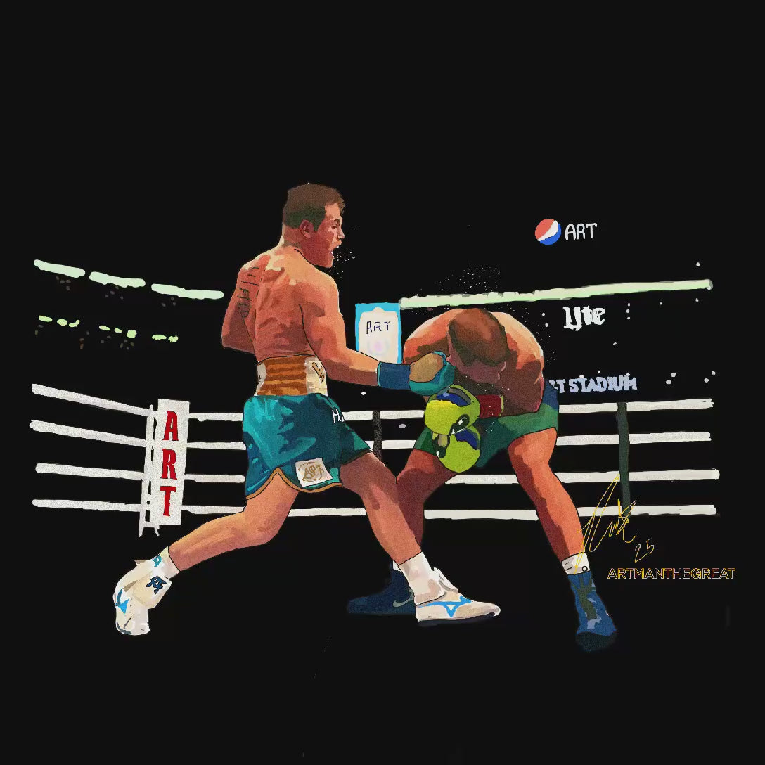 Nelo vs Bjs uppercut remastered illustration black shirt