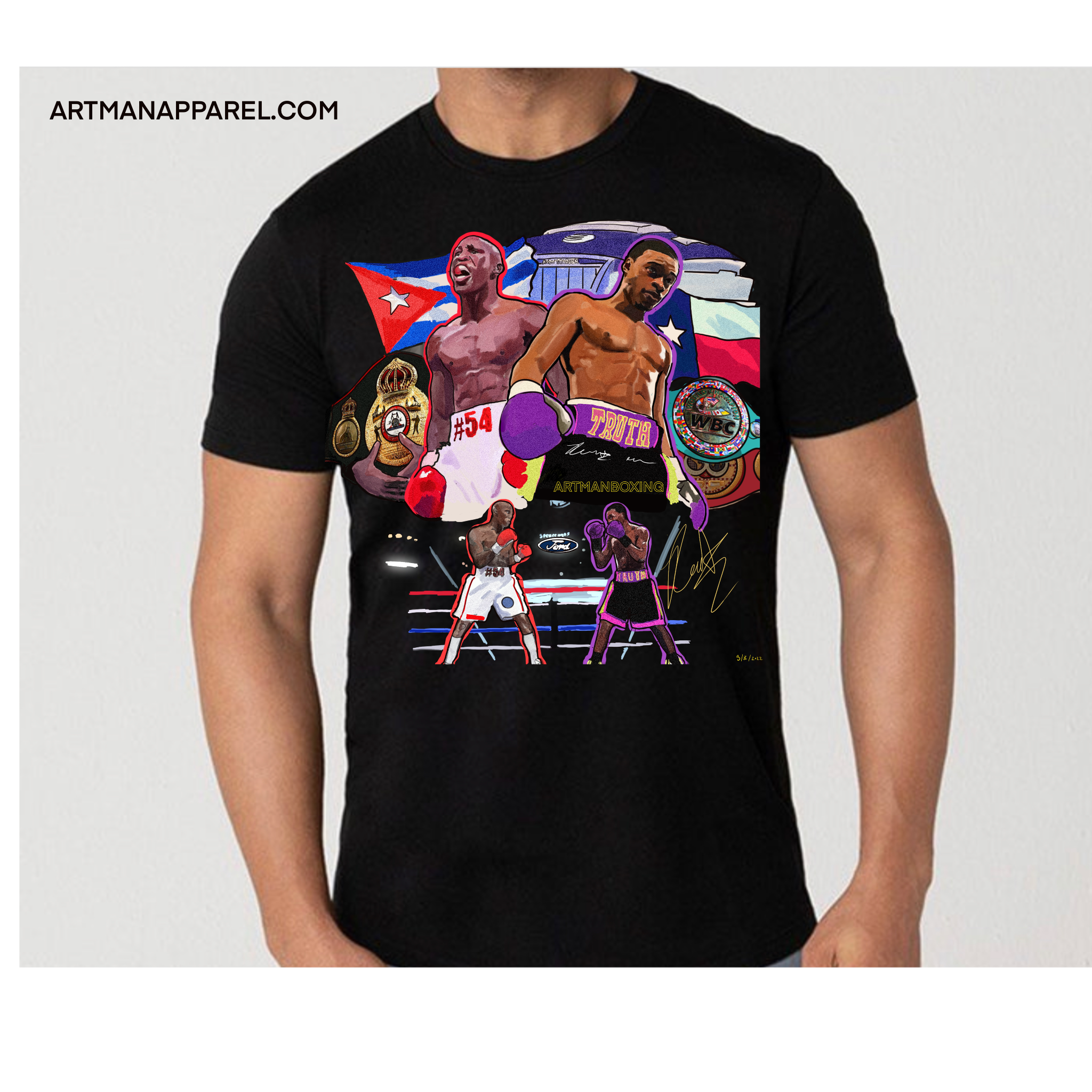 3 belt showdown blk Shirt