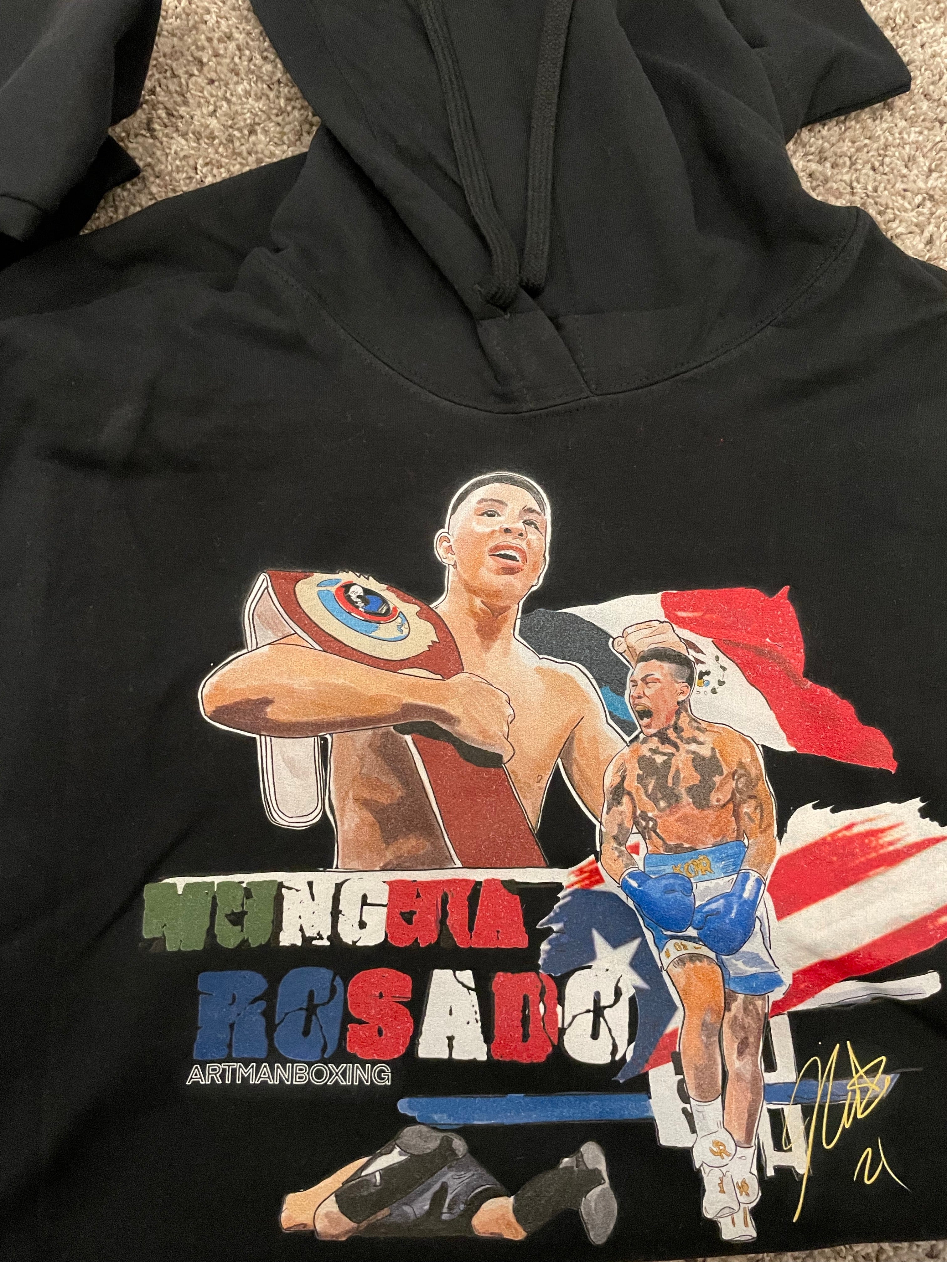 Mungia vs rosado dog fight Blk hoodie