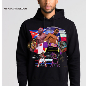 3 belt showdown blk HOODIE